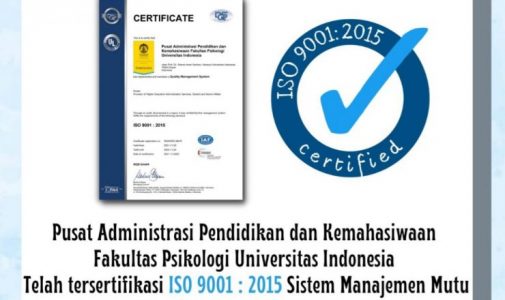 Academic Services Faculty of Psychology UI Received ISO 9001:2015 Certification